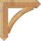 Ekena Millwork Thorton Arts & Crafts Rough Sawn Bracket, Western Red Cedar, 6"W x 32"D x 32"H BKT06X32X32THR03RWR - alternate 2